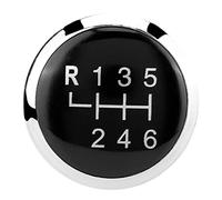 KIMISS pomello del cambio a 6 marce, pomello del cambio per auto copertura emblema distintivo cappuccio per T5 T5.1