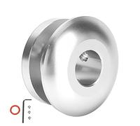 KIMISS Pomello del per Auto, Copertura Fermo (C(silver)) | Vestibilità universale, facilità di installazione, forte praticità, posizione limite