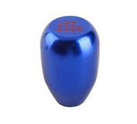 KIMISS Pomello Leva Universale Manuale - Pomello per a 6 Marce per Auto, Adattatori Inclusi, Colore Blu