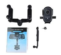 KIMISS Porta a Specchio di Retroview Auto per Telefono 360 Gradi Montaggio del Telefono Cellulare Monte Tutti gli Smartphone - Accessori per Auto