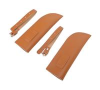 KIMISS Portabandiera per da 2 Pezzi con Cinghia Regolabile - Resistente Supporto per Staffa in Pelle PU per Allenamenti Equestri e Gare di Equitazione