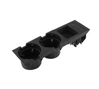 KIMISS Portabicchieri Car Interior Front Center Console Drink Cup Holder Coin Holder per E46 1998-2004(Nero)