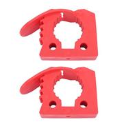 KIMISS Portapacchi e Morsetto per Montaggio su Tetto - Universale per ATV, UTV, Camion, Barche e Altro - Kit Staffa a Sgancio Rapido per Carichi Pesanti (Rosso 2pz)