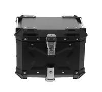 KIMISS Portapacchi per Bauletto per Bauletto per Moto Adventure, 45L Portapacchi per Baule per Moto 5052 Baule Universale in Lega di Alluminio (nero)