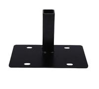 KIMISS Portatarga per Gancio di Traino, Struttura in Acciaio Resistente, Universale, Supporto per Ricevitore per Gancio di Traino 2 Pollici, per Camion, SUV, Verniciato a Polvere