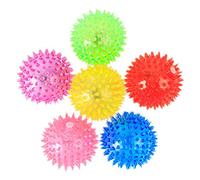 KIMISS PVC Pet Dog Cucciolo LED LED LADING LIGHT LIGHT UP PLAY UP GIOCHE - CHASING BUNCE SPIKY BALL per Divertimento Interattivo Ed Esercizio Fisico (C)