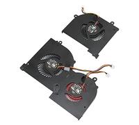 KIMISS Raffreddamento CPU Gpu, Ventola a 4 Pin Buona Dissipazione del Calore Laptop per Gs65 MS 16q2 16q2 Ventole CW Sostituzione del Dispositivo di Raffreddamento Gs65 CPU CW Gpu