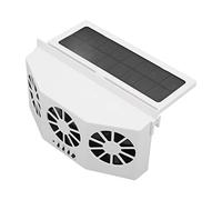 KIMISS Raffreddatore per Auto Ad Energia Solare con 3 Ventole - Ventilatore di Scarico Ad Alta Efficienza Energetica per il Raffreddamento dell'Auto e la Rimozione degli Odori - Design Ampio