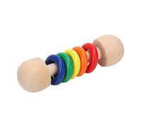 KIMISS Raggruppamento in Legno Colorato con Anelli Morbidi per l'allenamento della Presa - e Giocattolo per Bambini per Lo Sviluppo Visivo e Motorio (#2)