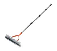 KIMISS Rastrello Arieggiatore per Prato per un'efficace Copertura dell', Impugnatura Regolabile da 1,7 Metri per Allentare Facilmente il Terreno, Perfetto per la Rimozione dell' Morta