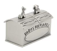 KIMISS Regali per la Fatina dei Denti per Bambini Piccoli - Scatola dei Ricordi per Bambini Stile Europeo Resistente Alla Ruggine Aspetto Bellissimo - Scatola per i Denti da Latte (Colore stagno