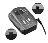 KIMISS Rilevatore per Auto Rilevatore di velocità, Rilevamento a 360° 200-1000 M, Comandi Vocali Guida, Supporto Lingue OSD, Installazione Semplice