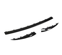 KIMISS Rivestimento Inferiore del Paraurti Anteriore Nero Lucido per Classe C W205 AMG Line e C205 Coupe - Kit di Sostituzione Decorativo 3 Pezzi