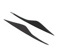 KIMISS Rivestimento per Sopracciglia per Fari in Carbonio, Decorazione delle Palpebre 2 Pc per Mk4 2007-2013, Elegante Miglioramento dell'auto