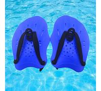 KIMISS Robuste Paddle da Bagno Addestramento da Bagno Paddles Pinne a Mano da Nuoto Anti -Slip per Adolescenti e Principianti per Prestazioni di Nuoto Avanzate (Blue)