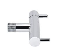 KIMISS Rubinetto della Valvola a Due Vie per Toilette e Lavaggio - Outlet di Lucidatura della Distribuzione dell'acqua a Flusso Regolabile