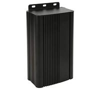 KIMISS Scatola di Progetto in Alluminio per Dispositivi Elettronici - Custodia Nera Opaca per Circuiti Stampati e Controller Fai-da-te - Dissipazione del Calore e Schermatura del Segnale