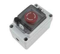 KIMISS Scatola Interruttore di Emergenza Impermeabile, Materiale ABS | Grado di impermeabilità IP67, Ideale per applicazioni elettriche, Capacità di corrente 10 A Ith, Costruzione robusta, Casi