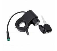 KIMISS Scooter Elettrico Chiave di Accensione Blocco Acceleratore Pollice Acceleratore Interruttore di Alimentazione Controllo Parte di Ricambio per Serratura a Chiave a 5 (Versione C a 5 pin)