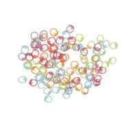 KIMISS Segnapunti in Metallo per Lavoro a Maglia e Uncinetto - 100 Pennarelli Colorati Multiuso per Uncinetto per Artigianato Fai-da-te