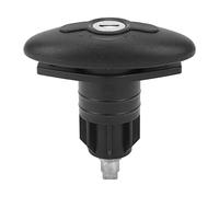 KIMISS Serratura per Porta in Lega di Zinco, Foro Rotondo 30mm, per