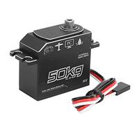 KIMISS Servo Digitale a Coppia Elevata con Ingranaggi in Acciaio Inossidabile Impermeabile da 50 Kg per Barca per Auto RC 1/10 1/8 - Motore Brushless, Risposta Rapida e Protezione IP67