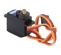 KIMISS Servo Ingranaggio in Metallo RC 9G con Braccio per Auto RC 1/24, Aereo Ad Ala Fissa e Barca - Prestazioni Leggere e Affidabili per Robotica e Aeromodellismo