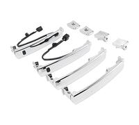 KIMISS Set 4 Maniglie per Porta Esterna Auto 80640-CA012 ABS Argento di Ricambio per Rogue 2010-2013, Adatto per Murano 2003-2007, Adatto per FX35 FX45