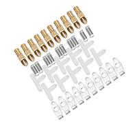 KIMISS Set Abbeveratoio Automatico per Capezzoli - di Abbeveraggio in Acciaio Inossidabile da 10 Pezzi per Ratti, Coniglietti, Furetti - Design a Becco D'Anatra a Prova di Perdite (Becco D'Anatra