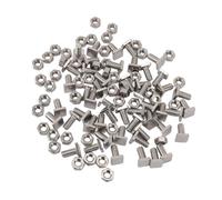 KIMISS Set Assortimento di Viti per Serra in Acciaio Inossidabile M6 X 13 per Uso in Giardinaggio - Kit di Dadi e Bulloni Durevoli per un Montaggio Rapido