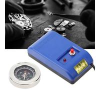 KIMISS Set Bussola per Strumenti Smagnetizzatori per Riparazione Orologi Elettrici, Smagnetizzatore Portatile 110 V-220 V per Parti e Strumenti di Orologi, qualità con Cavo Lungo, Spina