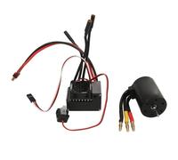 KIMISS Set Combinato Motore Brushless 3650 e ESC 60A per Auto RC 1/10 - Prestazioni di Coppia Elevata, Funzioni di Protezione Multiple e Compatibile con Batterie Lipo 2-3S (4300KV)