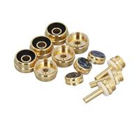 KIMISS Set da 12 Pezzi, Cappuccio e Asta per Pulsante con Valvola a Tromba con Squisito Design a Conchiglia in Abalone - Ideale per la Riparazione e la Manutenzione della Tromba