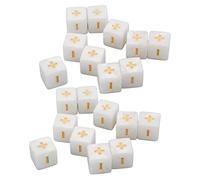 KIMISS Set di 20 Dadi per la Matematica più Segno Meno per Neonati E on, Dadi Matematici Incisi da 16 Mm per l'apprendimento di Concetti Matematici E lo Sviluppo dell'intelligenza (#3)