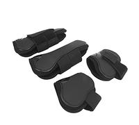 KIMISS Set di 4 Paratendini per Zampe di Cavallo: Parastinchi Protettivi Anteriori e Posteriori Regolabili per attività di Esercizio e Salto (Un Set di Quattro Taglie XL)