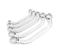 KIMISS Set di 5 Chiavi a Doppia estremità, Chiave Combinata a C Dodecagonale in Acciaio 45# Multifunzionale, 8-22 Mm, Ideale per la Riparazione e la Manutenzione dell'auto