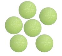 KIMISS Set di 6 Palline Luminose: Palline Fluorescenti Notturne a Doppio Strato per Allenamenti e Divertimento Serali