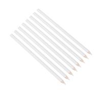 KIMISS Set di 8 Matite per Segnare - Matite per Segnare Bianche Trasparenti per Cucito, Quilting e Artigianato, 7 Pollici con Cappucci Protettivi