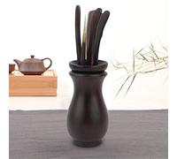 KIMISS Set di Cerimonie del tè di bambù - 6pcs Kung Fu Tea Accessori con Cucchiaino, Clamp/Holder da tè, Ago per e Secchio da