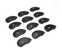 KIMISS Set di Coperture per Mazze in Ferro - Chiusura in PU da 12 Pezzi per Coperture per Teste in Ferro da Allenamento, Portatili e Sicure