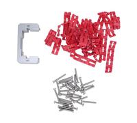 KIMISS Set di Distanziatori per Prese Elettriche + 24 Distanziatori per Piastre da Parete in Metallo + Accessori per Piastre da Parete