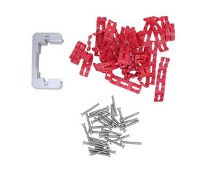 KIMISS Set di Distanziatori per Prese Elettriche + 24 Distanziatori per Piastre da Parete in Metallo + Accessori per Piastre da Parete