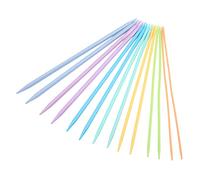 KIMISS Set di Ferri da Maglia Ergonomici a Doppia Punta - 14 Pezzi Comodi Ferri da Maglia con Design Ergonomico Realizzati in Materiale Plastico in Diversi Colori - Arti, Artigianato e Cucito