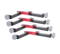 KIMISS Set di Morsetti Angolari da 90 Gradi - Morsetto Ad Angolo Retto Regolabile per la Lavorazione del Legno e Progetti Fai da Te, Alluminio Resistente e Acciaio Inossidabile