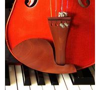 KIMISS Set di Parti e Accessori per violino: Cordiera in Legno di Giuggiola 4/4, Mentoniera, Picchetti, Accordatori Fini e Puntale per una Migliore qualità del Suono (corda LA+)