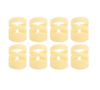 KIMISS Set di Plettri da 8 Pezzi per Strumenti a Corda - Plettri in Materiale ABS per Chitarra, Ukulele e Basso - Accessori Ausiliari per l'indice (6L+2M)