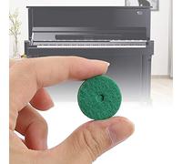 KIMISS Set di Rondelle in Feltro per Pianoforte - 90 Pezzi di Punzonature per Binari di Equilibrio per Tastiera Verde per Riparazioni di Pianoforti, Perfette per Livellare Tasti e Strumenti di