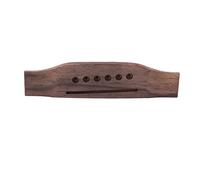 KIMISS Set di Sostituzione del Ponte per Chitarra con Sella in Palissandro, Dado e 6 Perni Terminali - Parti Essenziali per la Riparazione e la Manutenzione dello Strumento