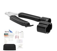 KIMISS Set di Strumenti per la Riparazione di Chitarre da 25 Pezzi - Lime Fai-da-te, Taglierino per Corde 3 in 1, Protezione per Tastiera e Custodia Portatile per Chitarre Acustiche, Elettriche e