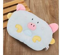 KIMISS Simpatico Cuscino a Forma di Maiale in Peluche per Cani e Gatti - Cuscino per Dormire con Supporto per Colonna Vertebrale Cervicale per il Comfort degli Animali Domestici (BLUE)